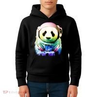 DJ Panda Astronaut Kids Hoodie thumb 4
