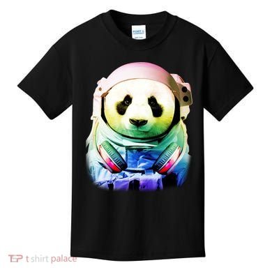 DJ Panda Astronaut Kids T-Shirt