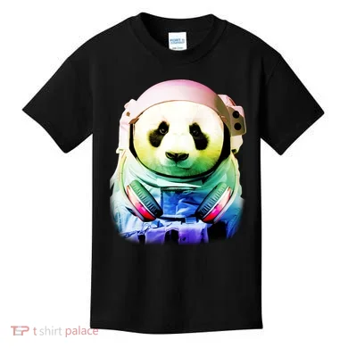 DJ Panda Astronaut Kids T-Shirt