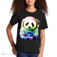 DJ Panda Astronaut Kids T-Shirt thumb 2