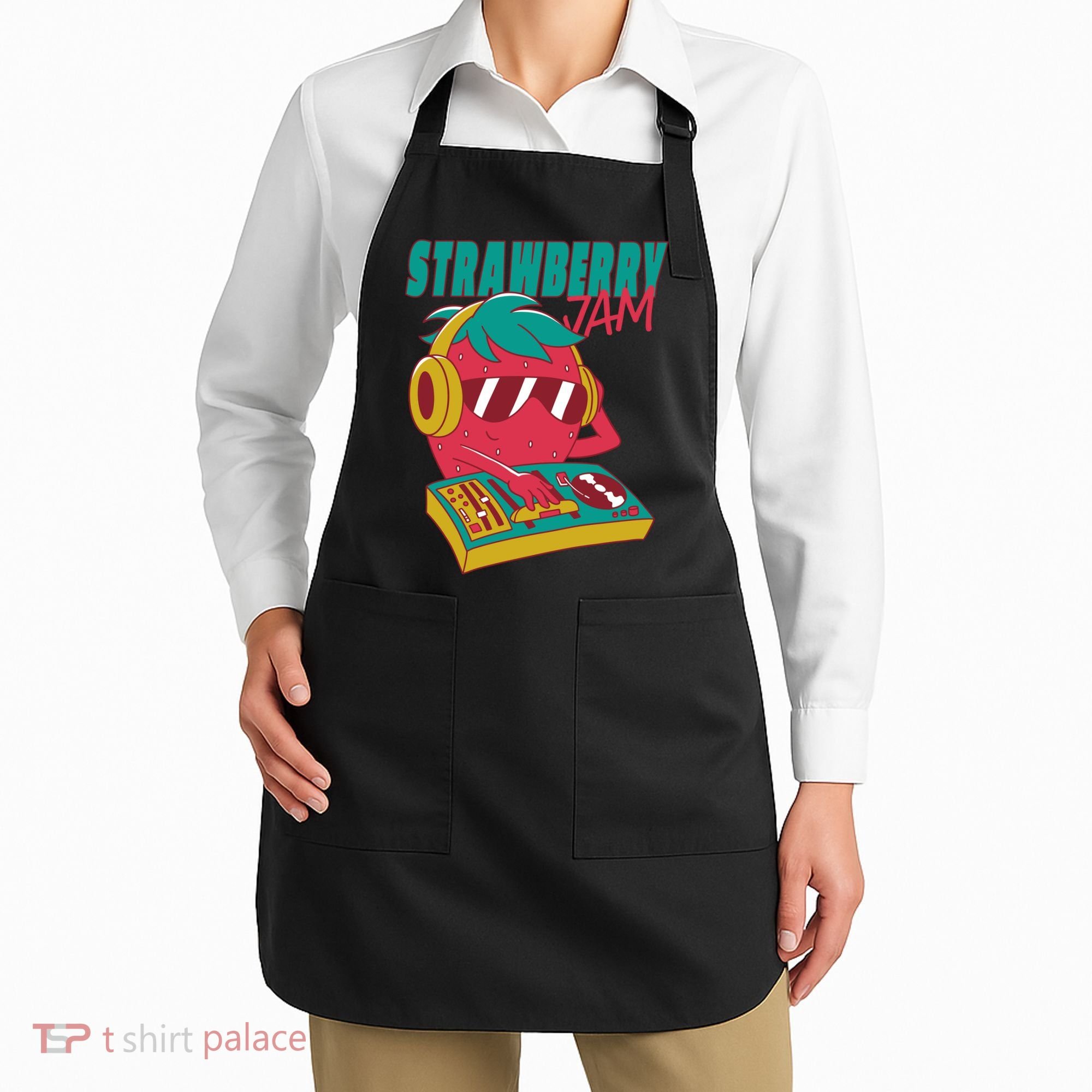 DJ Strawberry Jam Apron