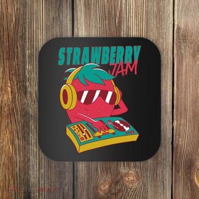 DJ Strawberry Jam Coaster