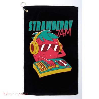 DJ Strawberry Jam Golf Towel