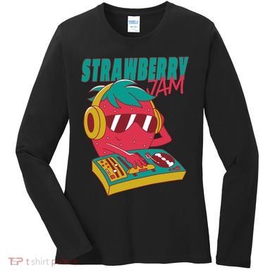 DJ Strawberry Jam Women's Long Sleeve Shirt