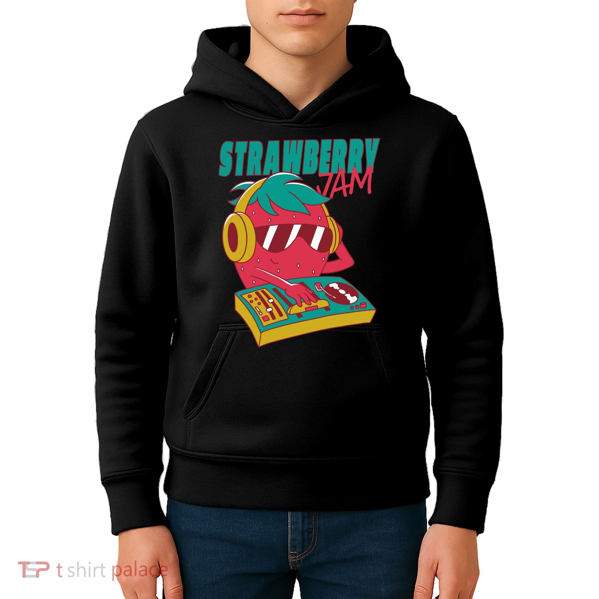DJ Strawberry Jam Kids Hoodie