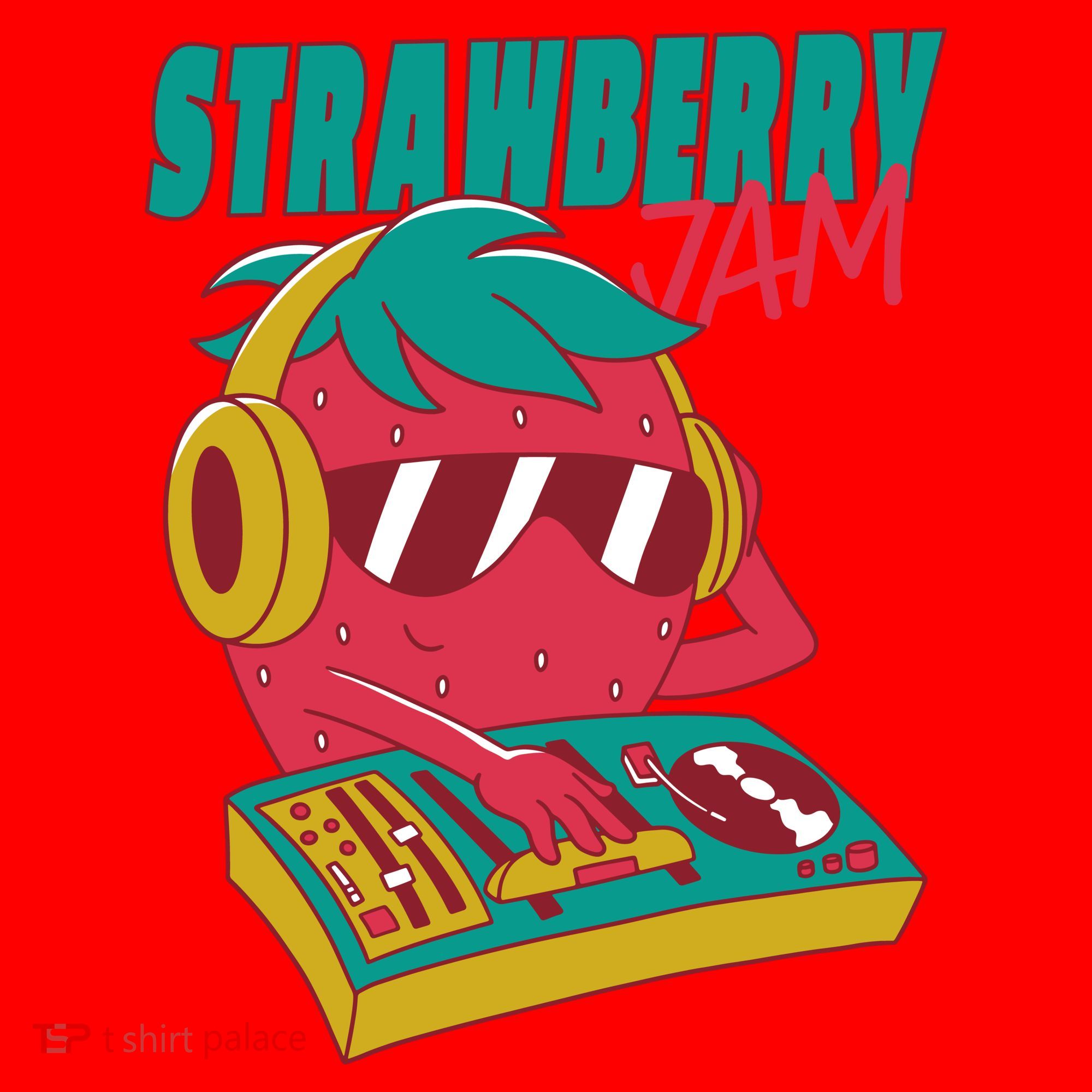 DJ Strawberry Jam Santa Hat