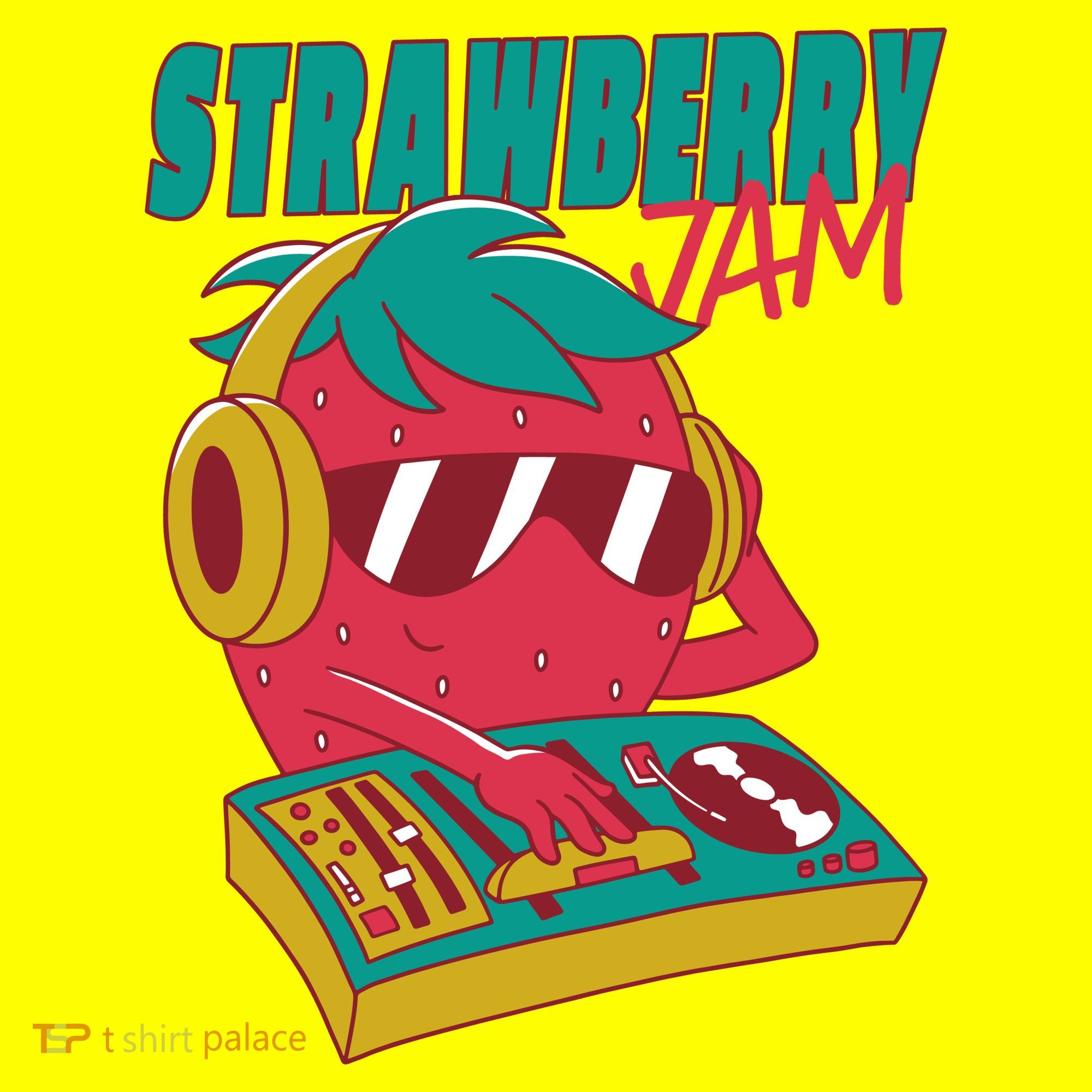 DJ Strawberry Jam Toddler T-Shirt
