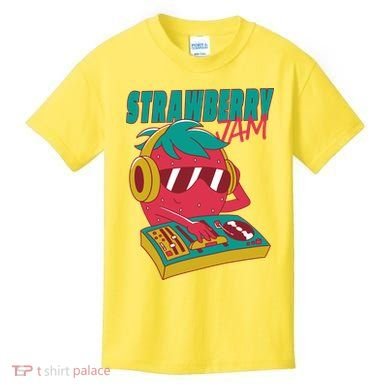 DJ Strawberry Jam Kids T-Shirt