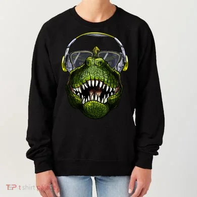 DJ T-Rex Women's Sweatshirt
