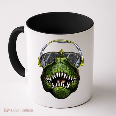 DJ T-Rex Coffee Mug