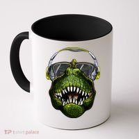 DJ T-Rex Coffee Mug thumb 0