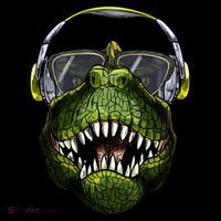 DJ T-Rex Coffee Mug thumb 5