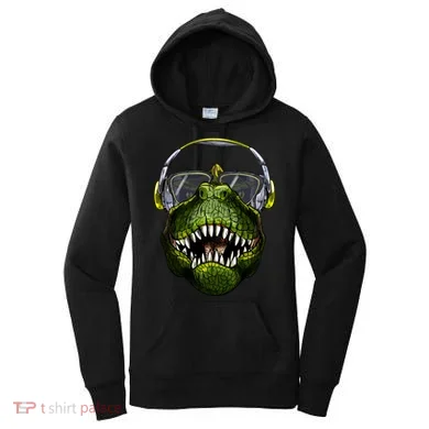 DJ T-Rex Women's Hoodie