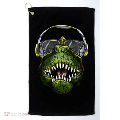 DJ T-Rex Golf Towel