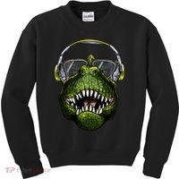 DJ T-Rex Kids Sweatshirt thumb 0