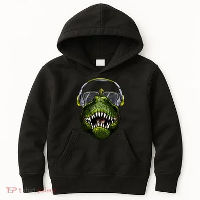 DJ T-Rex Kids Hoodie