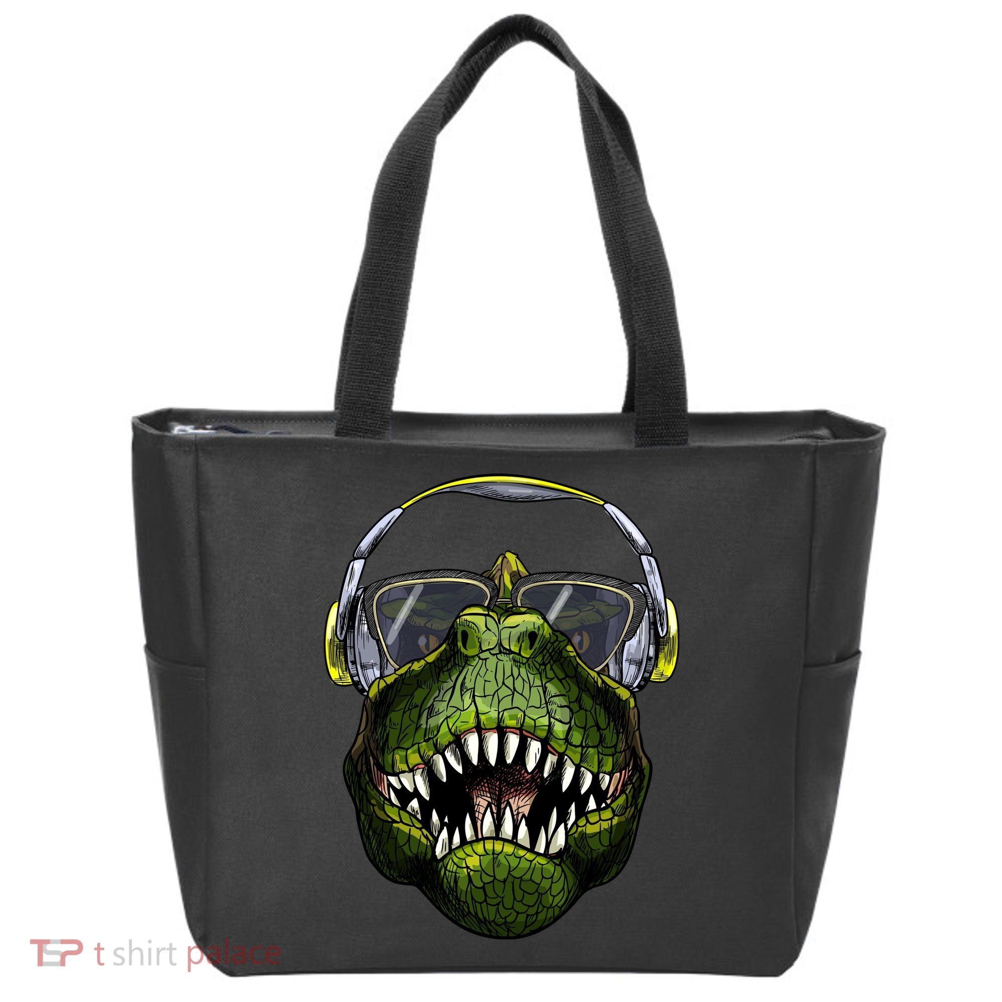 DJ T-Rex Tote Bag