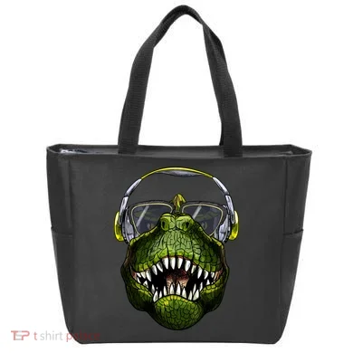 DJ T-Rex Tote Bag