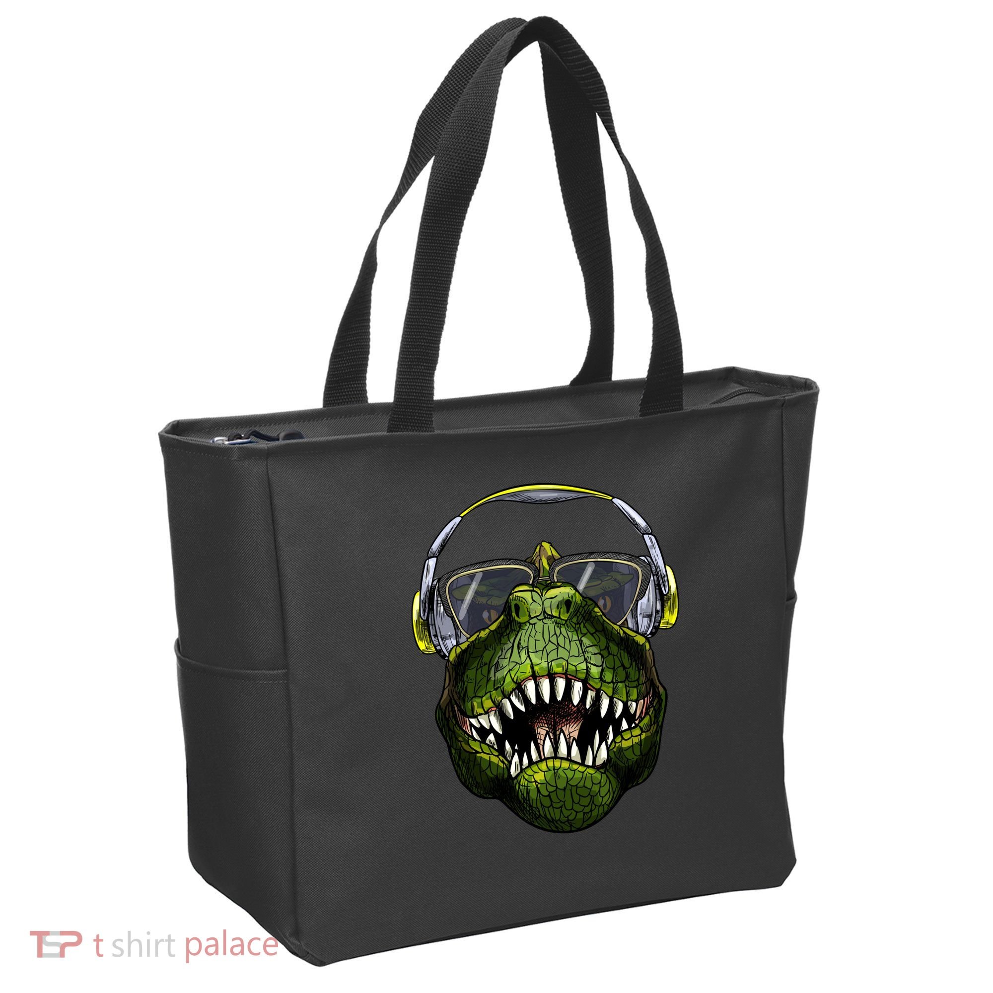 DJ T-Rex Tote Bag