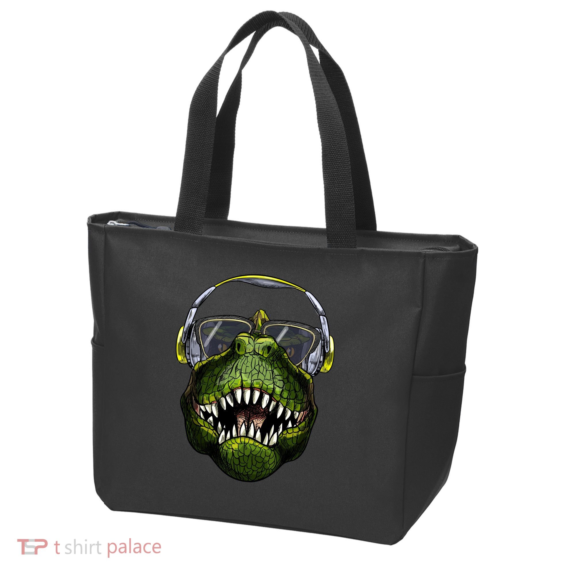 DJ T-Rex Tote Bag