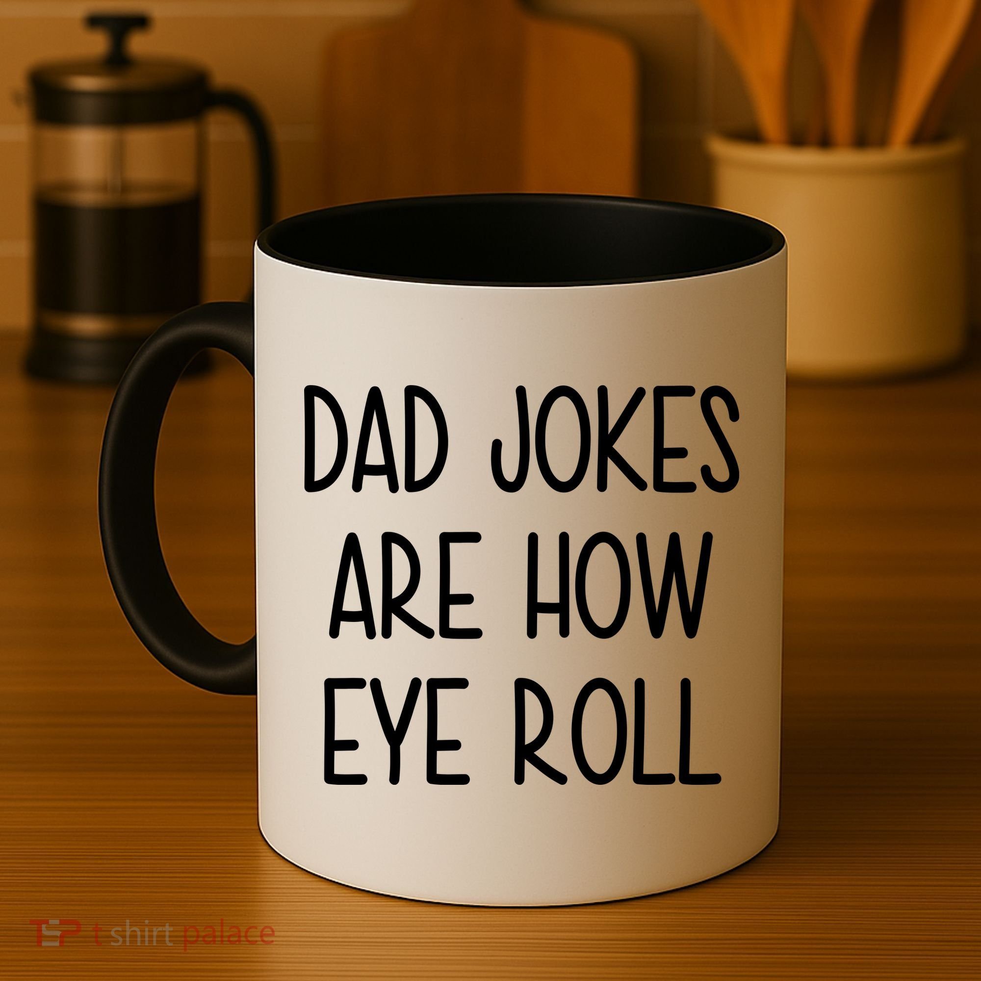Dad Jokes Are How Eye Roll Funny Fathers Day Coffee Mug
