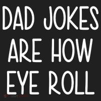 Dad Jokes Are How Eye Roll Funny Fathers Day Beanie thumb 2
