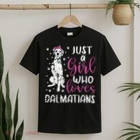 dalmatian Just A Who Loves dalmatians Dogs Lover T-Shirt thumb 2