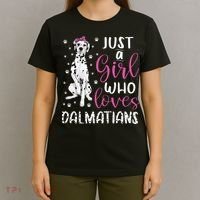 dalmatian Just A Who Loves dalmatians Dogs Lover T-Shirt thumb 4