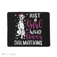 dalmatian Just A Who Loves dalmatians Dogs Lover Mousepad thumb 0