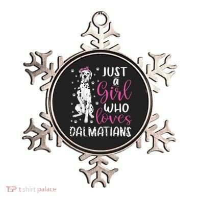 dalmatian Just A Who Loves dalmatians Dogs Lover Ornament