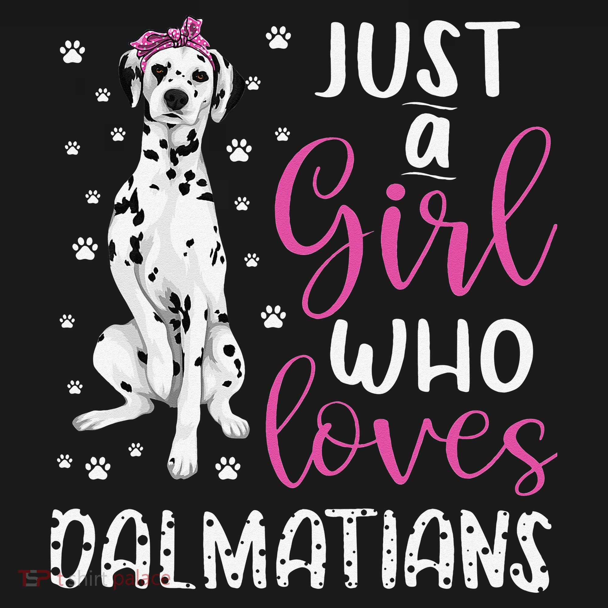 dalmatian Just A Who Loves dalmatians Dogs Lover Women's Tank Top