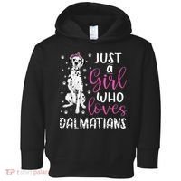dalmatian Just A Who Loves dalmatians Dogs Lover Toddler Hoodie thumb 0