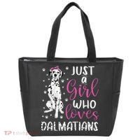dalmatian Just A Who Loves dalmatians Dogs Lover Tote Bag thumb 0