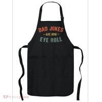 Dad Jokes Are How Eye Roll Apron thumb 0