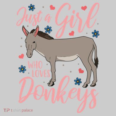 Donkey Just A Who Loves Donkeys Funny Donkey Lover Gift Kids Tie-Dye T-Shirt