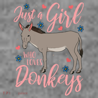 Donkey Just A Who Loves Donkeys Funny Donkey Lover Gift Toddler Hoodie thumb 2