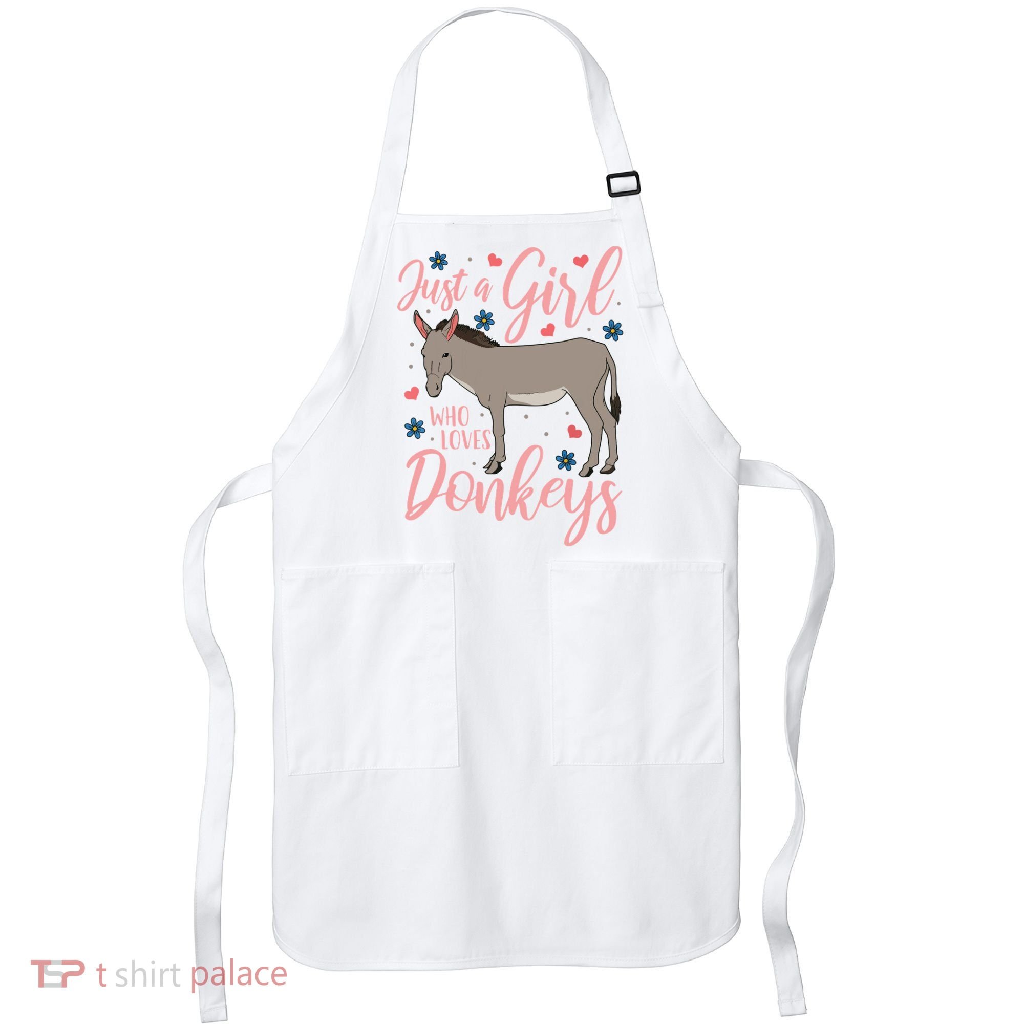 Donkey Just A Who Loves Donkeys Funny Donkey Lover Gift Apron