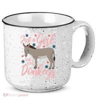 Donkey Just A Who Loves Donkeys Funny Donkey Lover Gift 15oz Campfire Ceramic Mug thumb 0