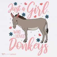 Donkey Just A Who Loves Donkeys Funny Donkey Lover Gift Mousepad thumb 1