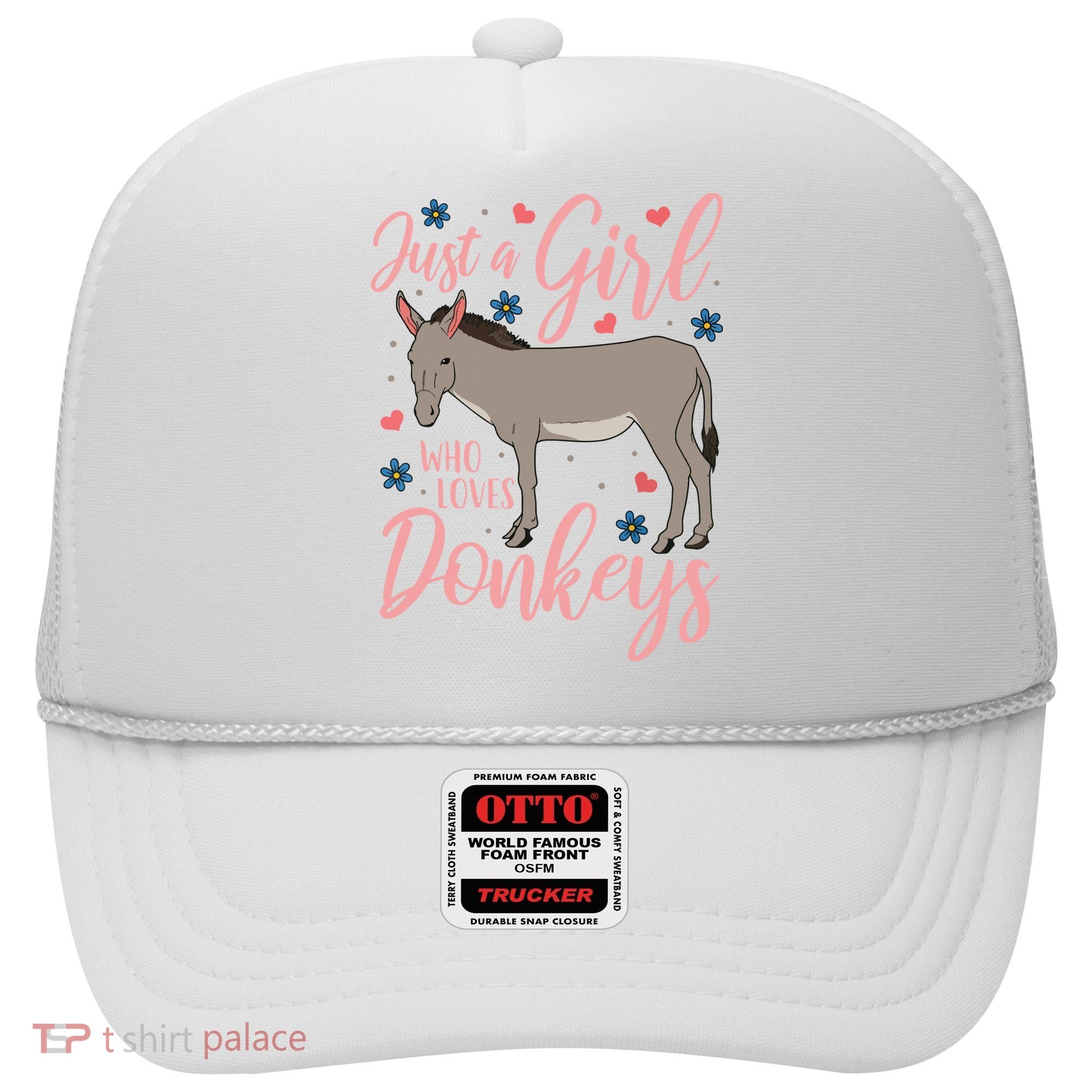 Donkey Just A Who Loves Donkeys Funny Donkey Lover Gift Hat