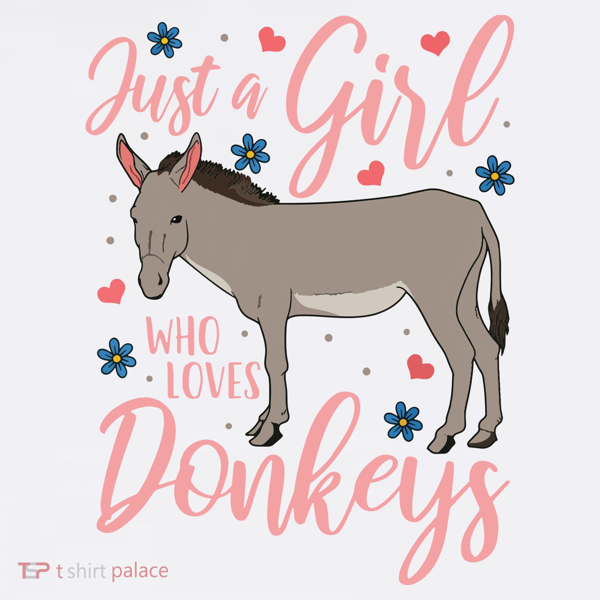 Donkey Just A Who Loves Donkeys Funny Donkey Lover Gift Women's Long Sleeve Shirt