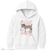 Donkey Just A Who Loves Donkeys Funny Donkey Lover Gift Kids Hoodie thumb 0