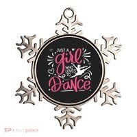 Dance Just A Girl Loves Dance Dance Lover Tee Ornament thumb 0