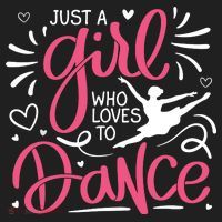 Dance Just A Girl Loves Dance Dance Lover Tee Golf Towel thumb 3