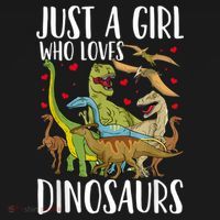 Dinosaur Just A Girl Who Loves Dinosaurs Brachiosaurus Sweatshirt thumb 3