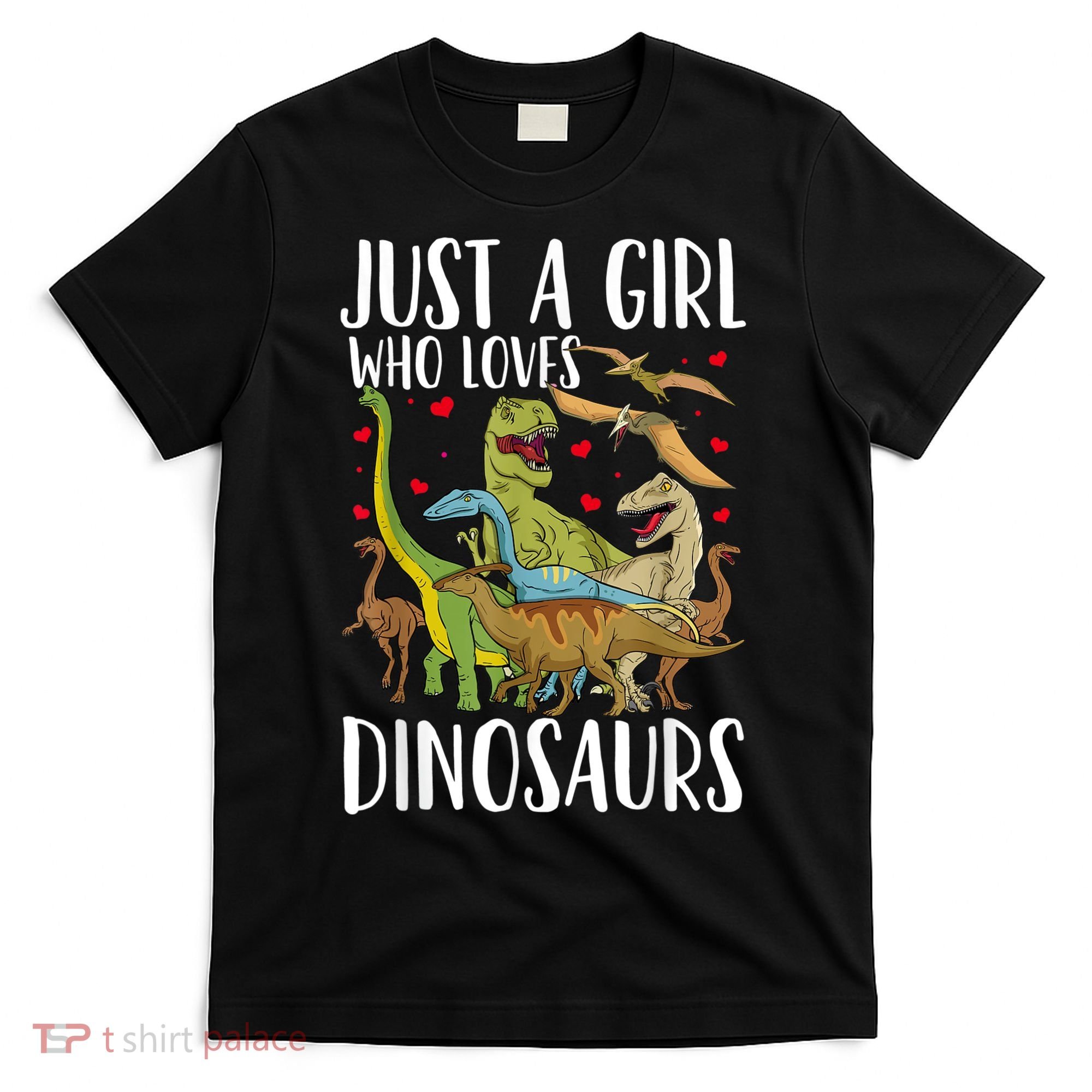 Dinosaur Just A Girl Who Loves Dinosaurs Brachiosaurus T-Shirt