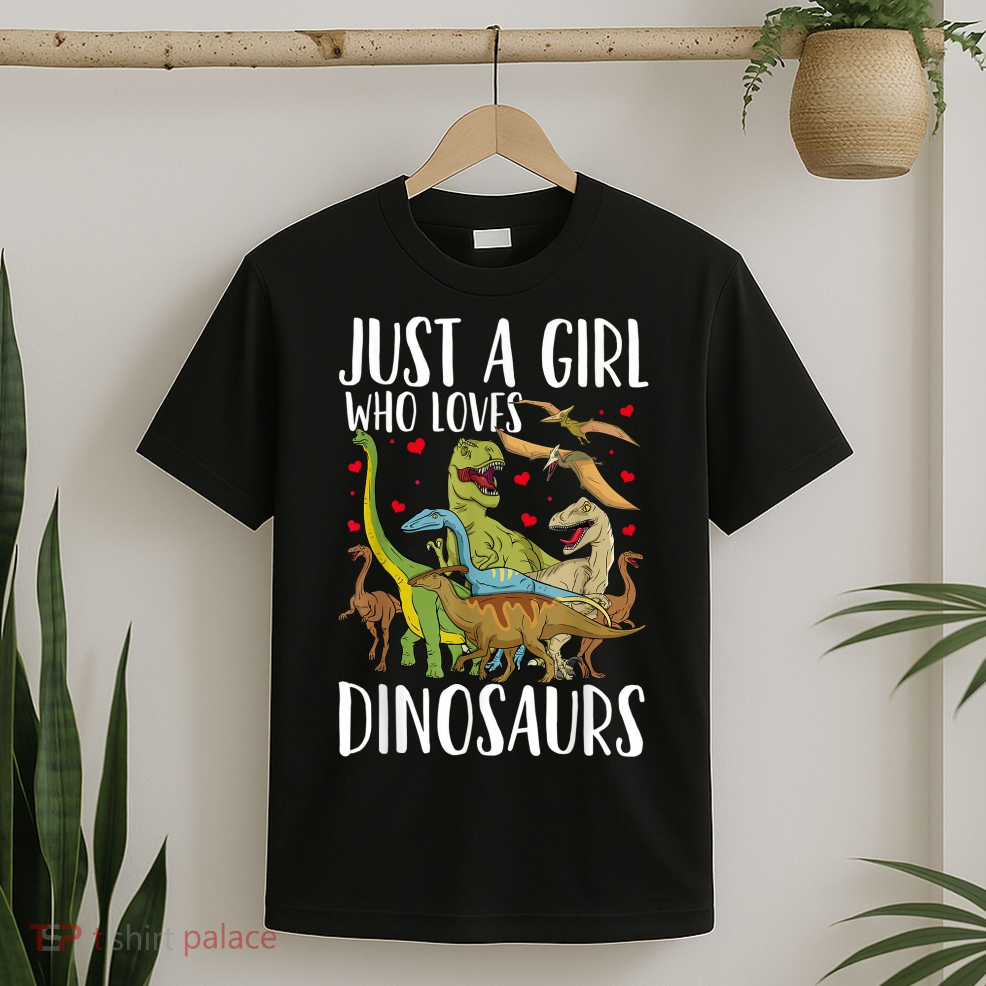 Dinosaur Just A Girl Who Loves Dinosaurs Brachiosaurus T-Shirt
