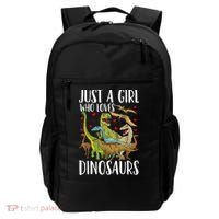 Dinosaur Just A Girl Who Loves Dinosaurs Brachiosaurus Backpack thumb 0