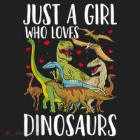 Dinosaur Just A Girl Who Loves Dinosaurs Brachiosaurus Beanie thumb 2