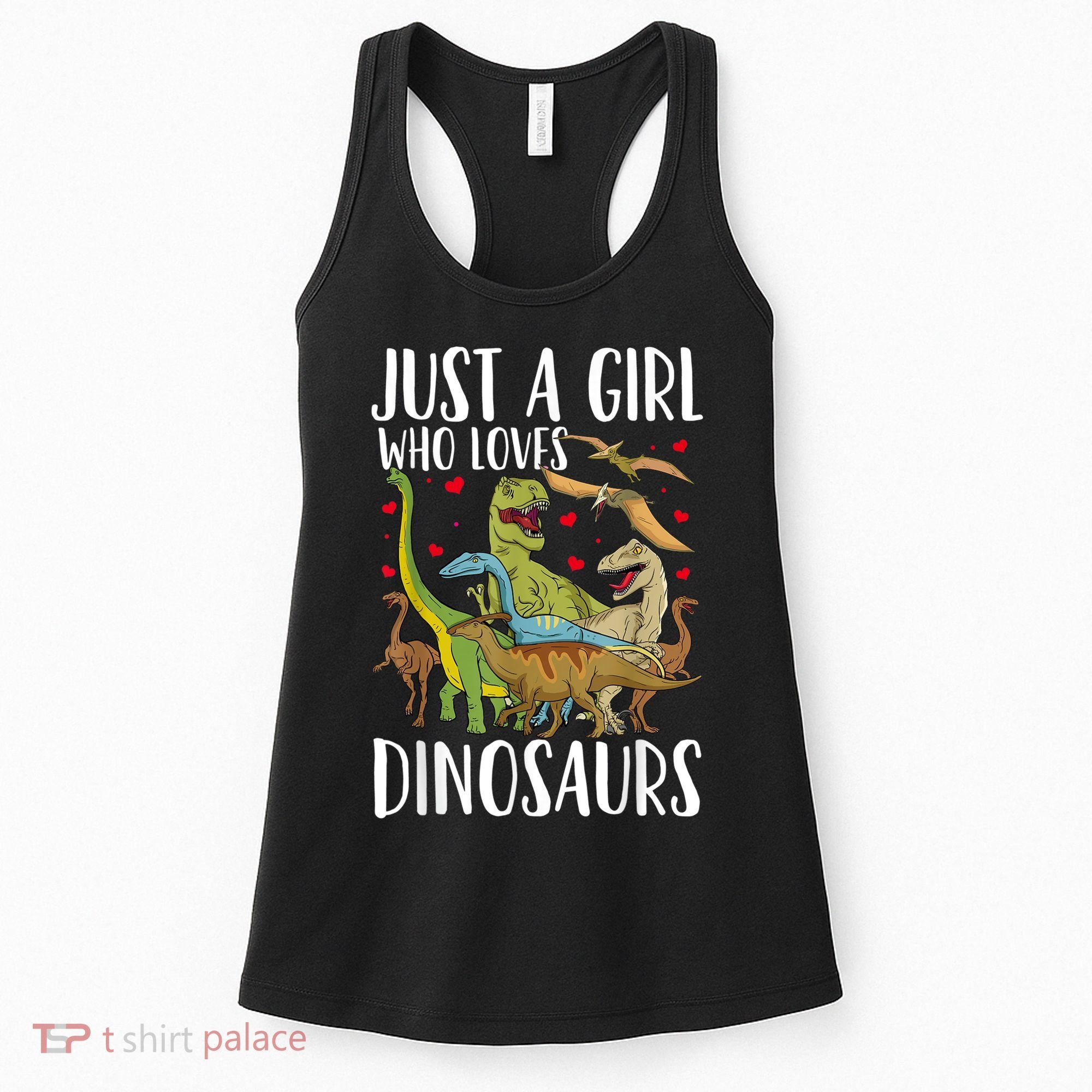 Dinosaur Just A Girl Who Loves Dinosaurs Brachiosaurus Women's Tank Top
